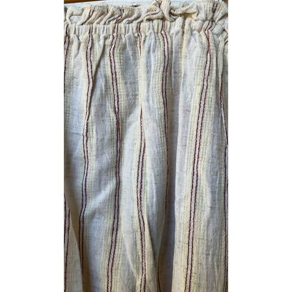 Leo & Sage Voile Stripe Printed Tank Mini Dress Crochet XS - Picture 4 of 6